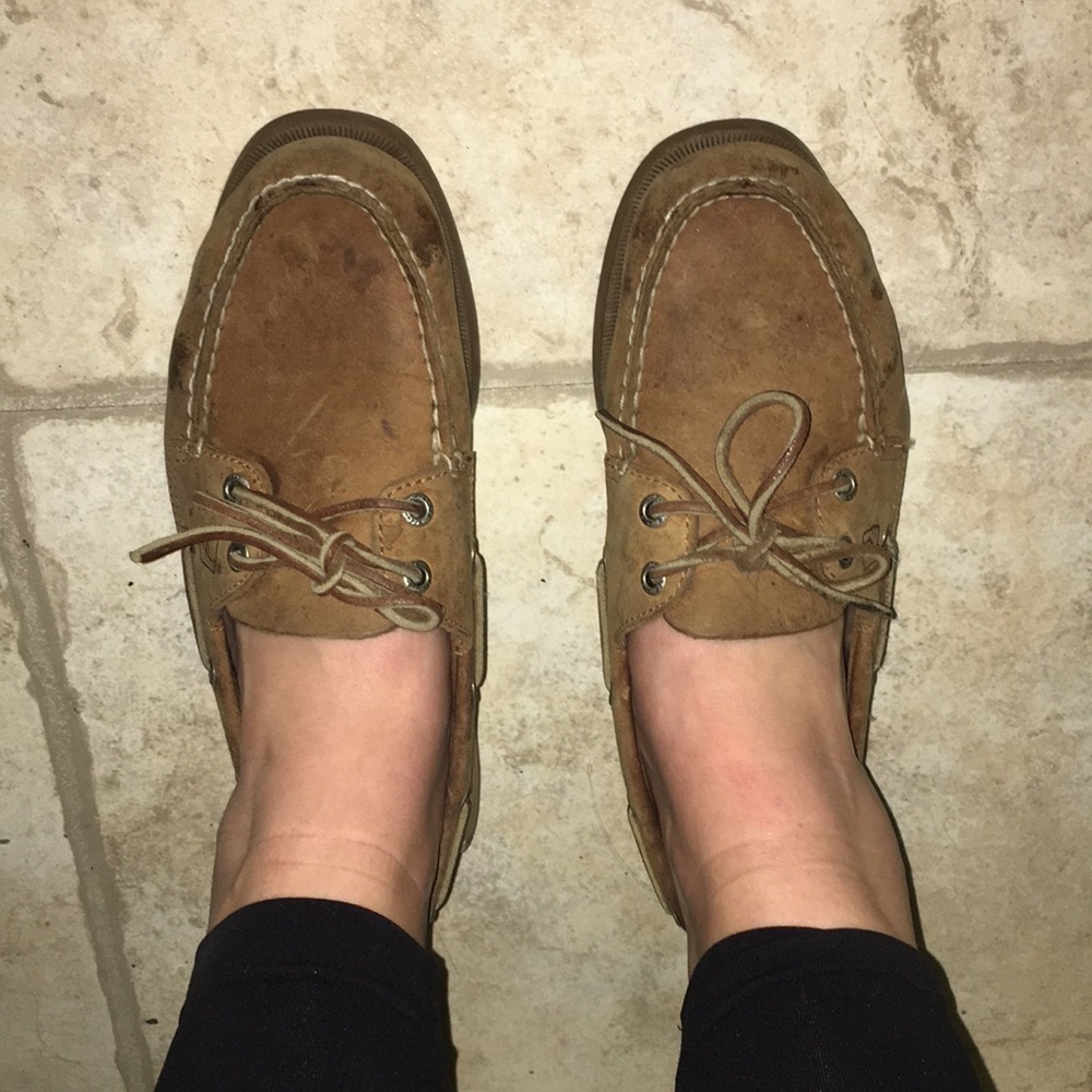 Leather Sperrys